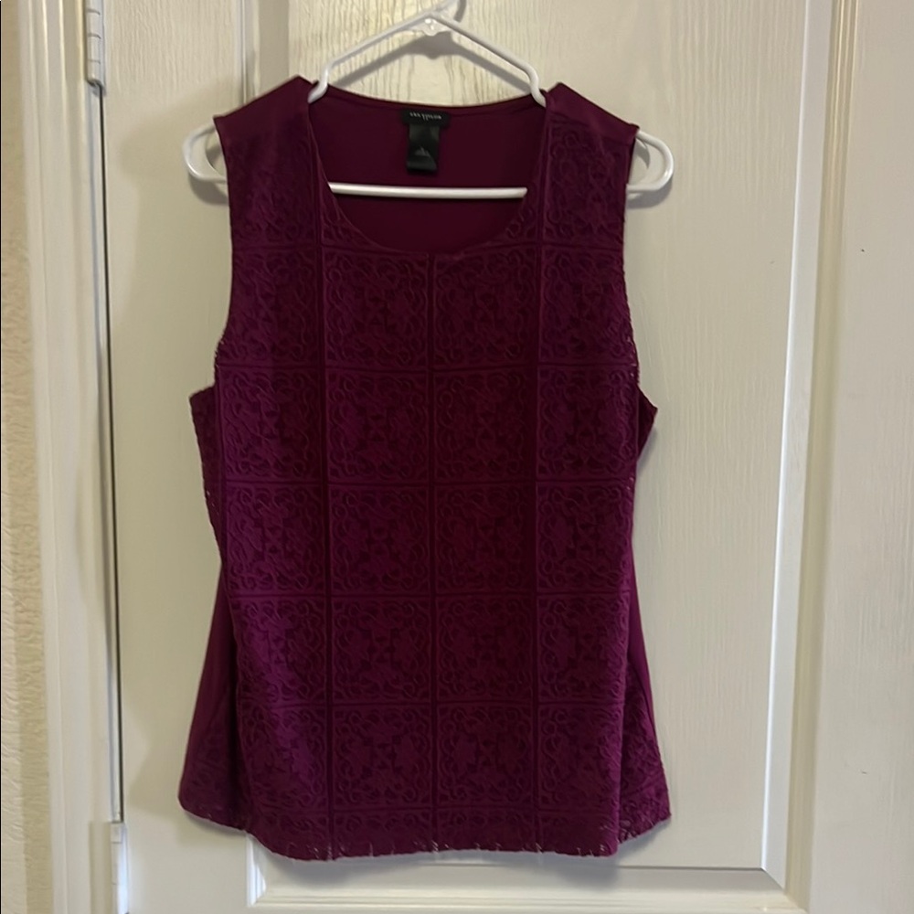 Women's Sleeveless Top - Deep Purple
